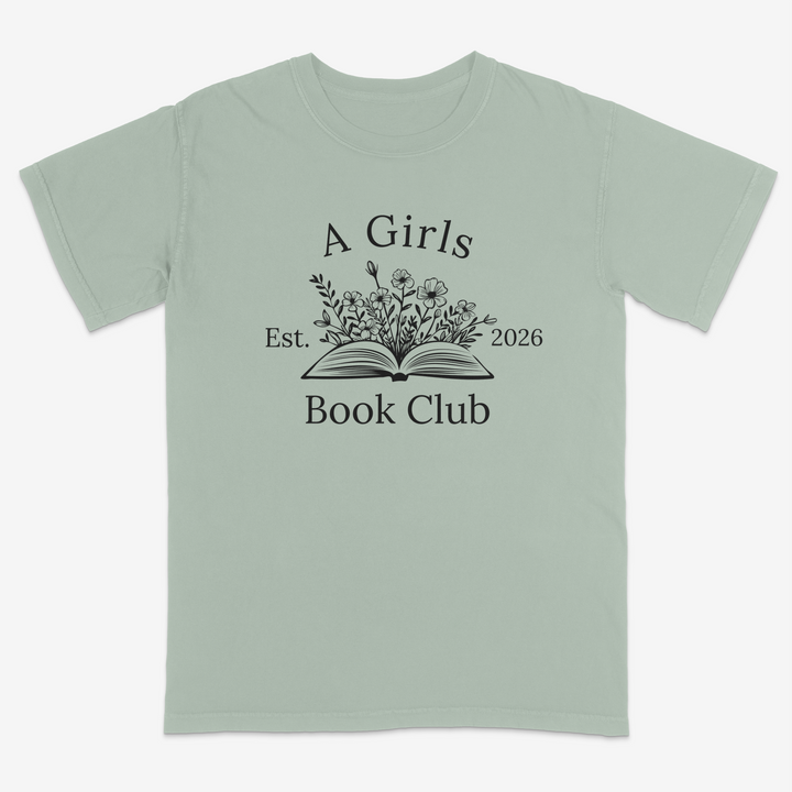 Floral Reader Tee – Premium Comfort Colors Shirt