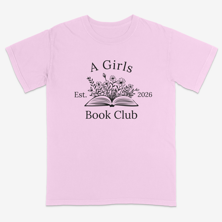 Floral Reader Tee – Premium Comfort Colors Shirt