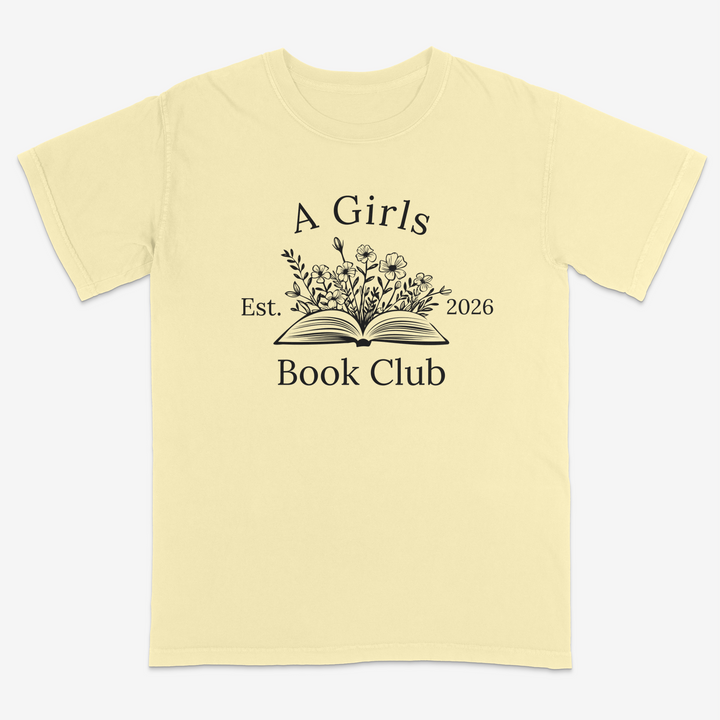 Floral Reader Tee – Premium Comfort Colors Shirt