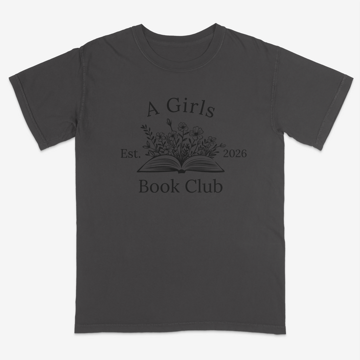 Floral Reader Tee – Premium Comfort Colors Shirt