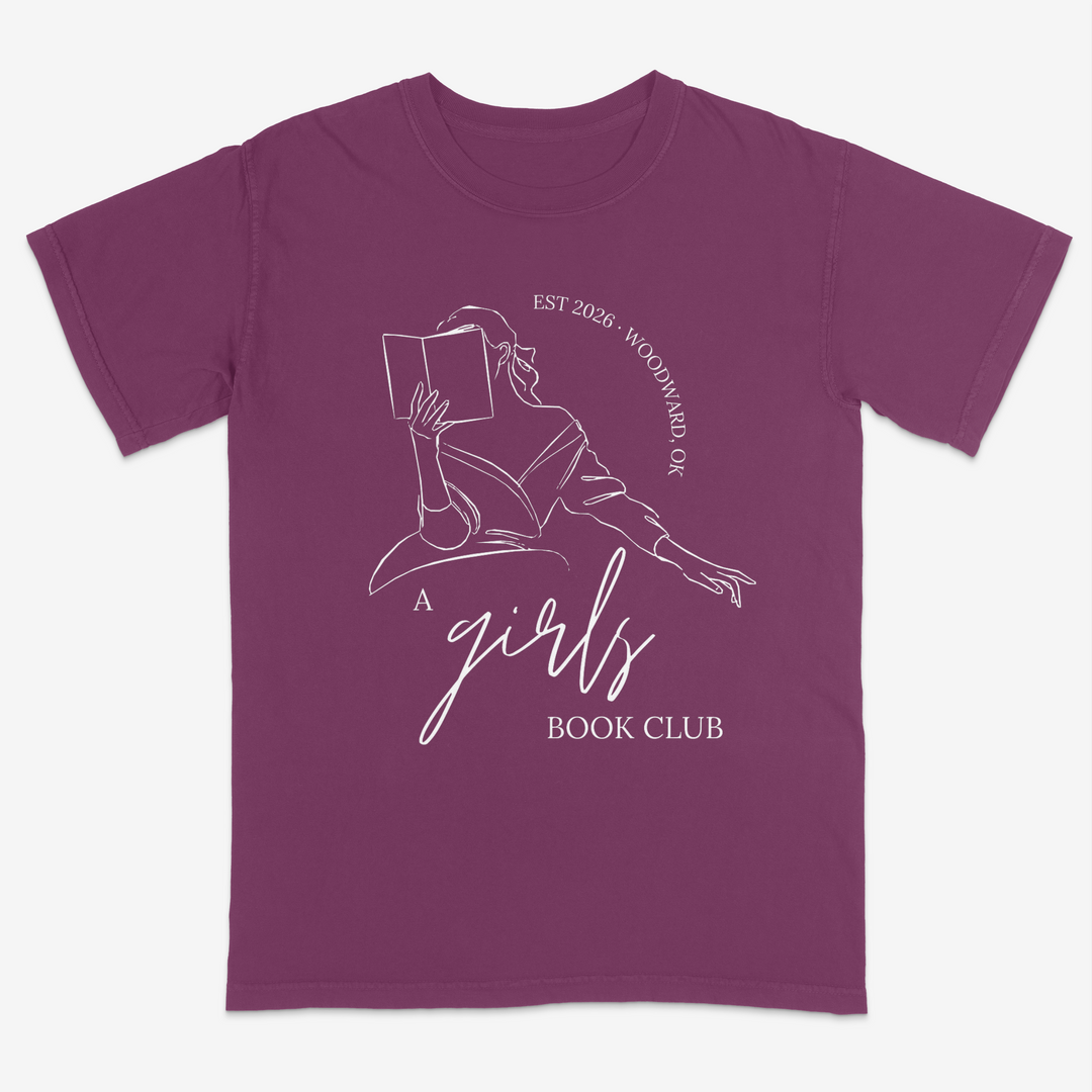 A Girls Book Club Tee – Premium Comfort Colors Shirt