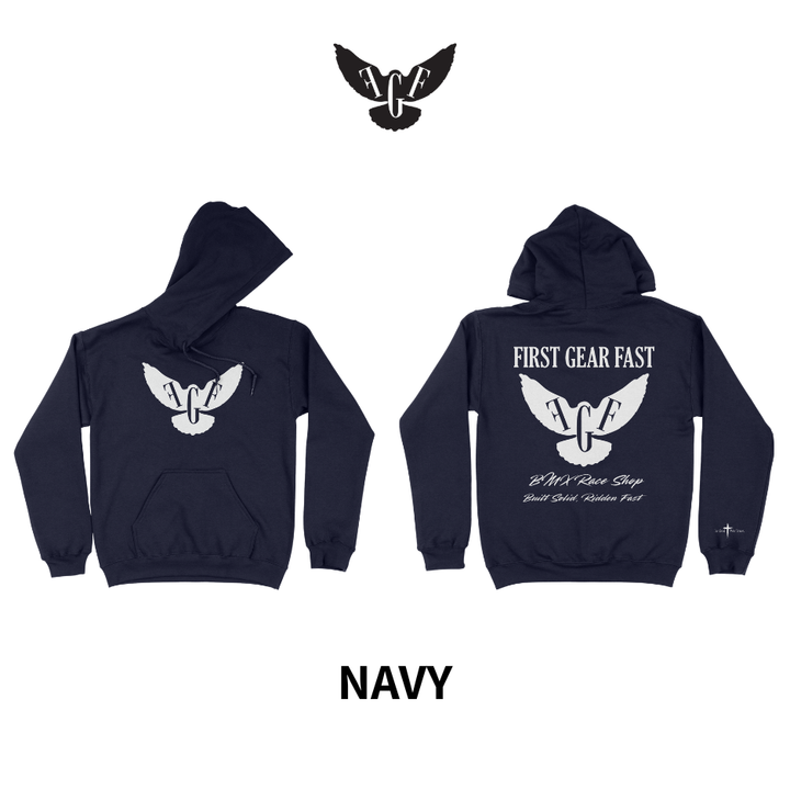Heavyweight Hoodie – Classic Fleece Pullover Sweatshirt | First Gear Fast
