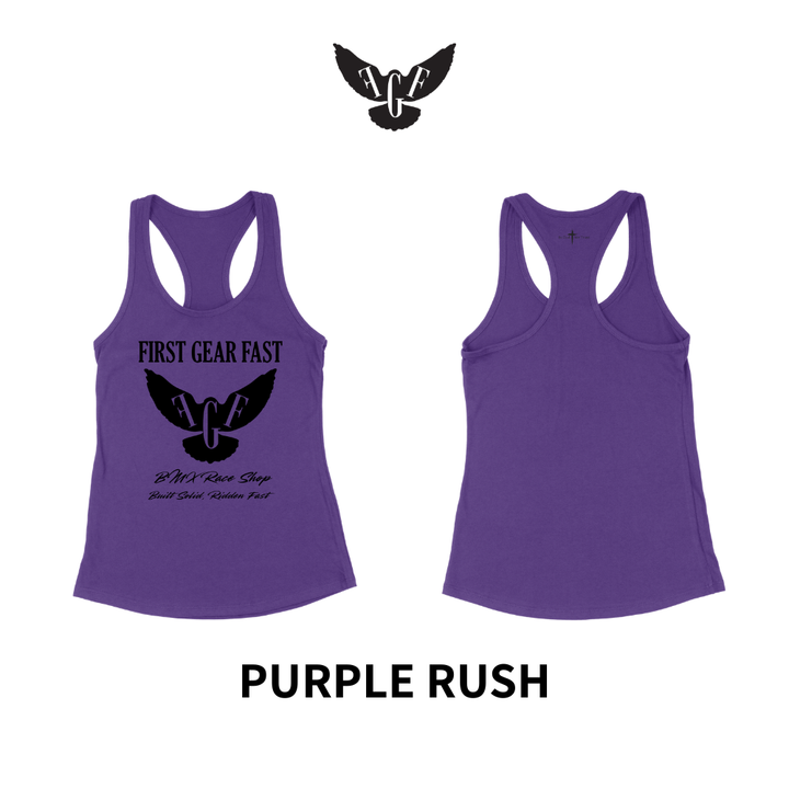 Premium Performance Racerback Tank Top – Soft Tri-Blend Athletic Women’s Tank | First Gear Fast