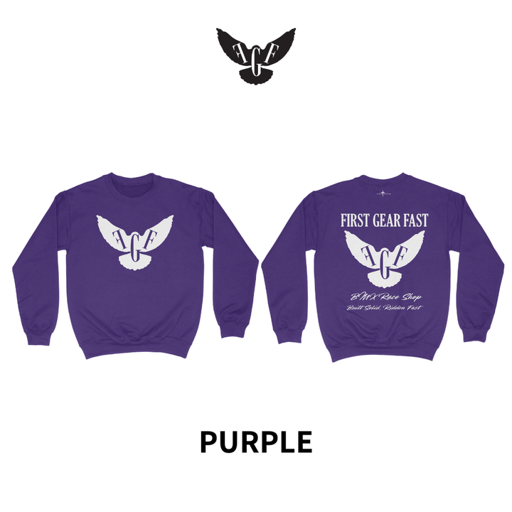 Heavyweight Crewneck Sweatshirt – Classic Fleece Pullover | First Gear Fast