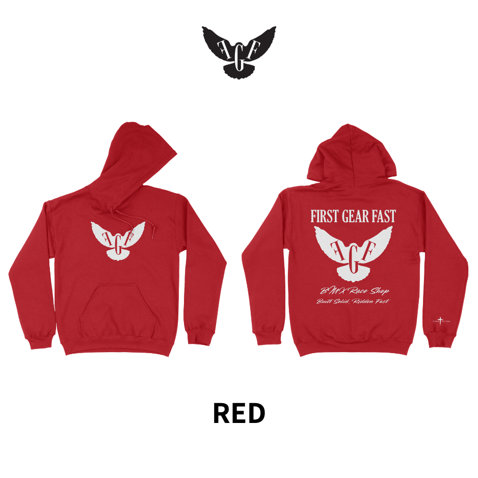 Heavyweight Hoodie – Classic Fleece Pullover Sweatshirt | First Gear Fast