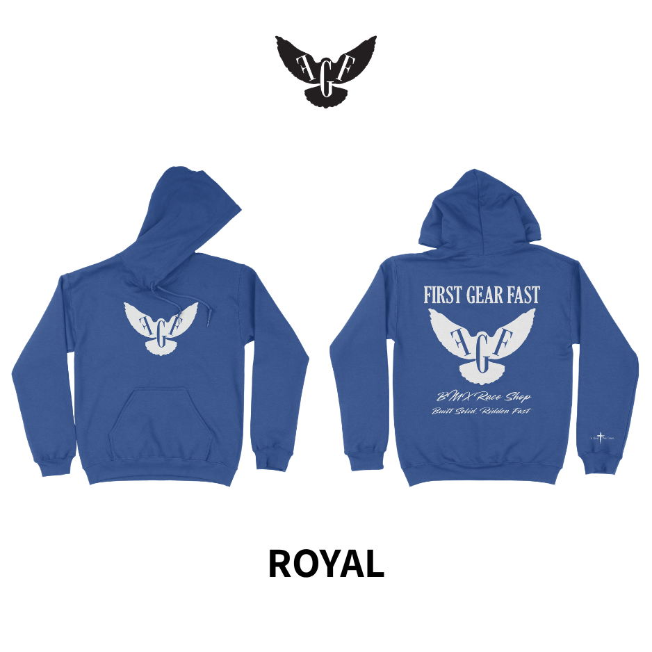Heavyweight Hoodie – Classic Fleece Pullover Sweatshirt | First Gear Fast