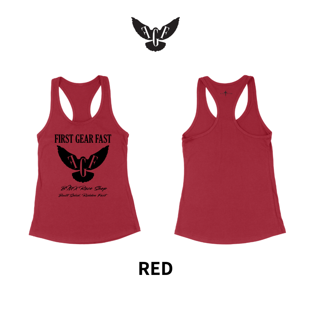 Premium Performance Racerback Tank Top – Soft Tri-Blend Athletic Women’s Tank | First Gear Fast