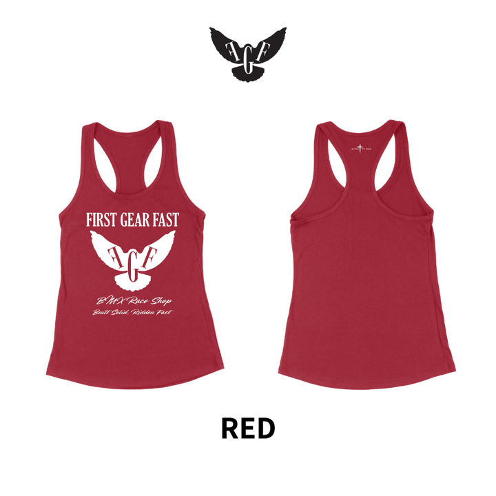 Premium Performance Racerback Tank Top – Soft Tri-Blend Athletic Women’s Tank | First Gear Fast