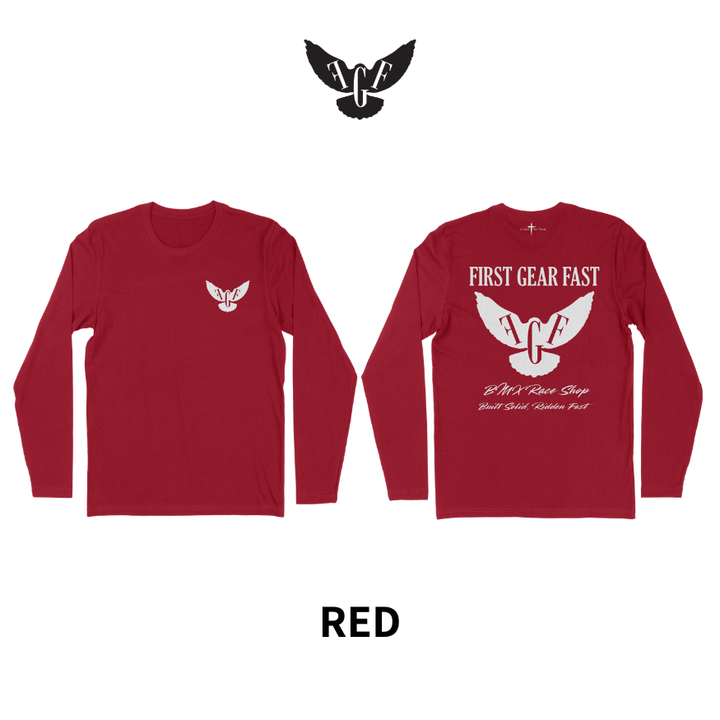 Premium Performance Long Sleeve Shirt – Lightweight Athletic Track Tee | First Gear Fast