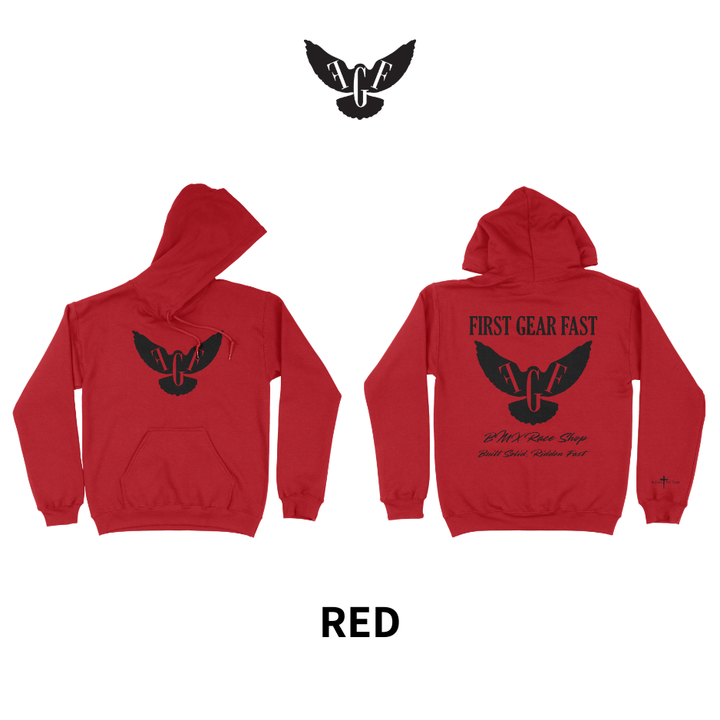 Heavyweight Hoodie – Classic Fleece Pullover Sweatshirt | First Gear Fast