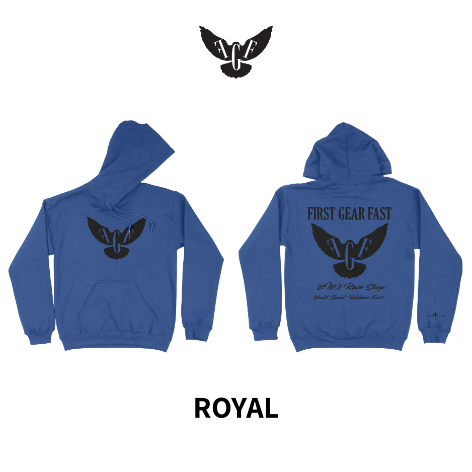 Heavyweight Hoodie – Classic Fleece Pullover Sweatshirt | First Gear Fast