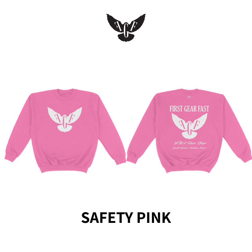 Youth Heavyweight Crewneck Sweatshirt – Classic Fleece Pullover | First Gear Fast