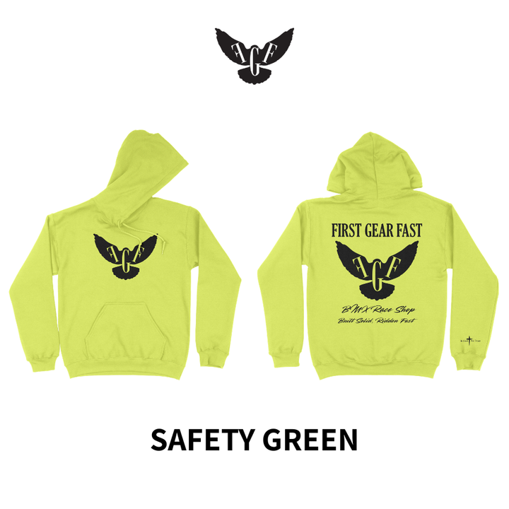 Heavyweight Hoodie – Classic Fleece Pullover Sweatshirt | First Gear Fast