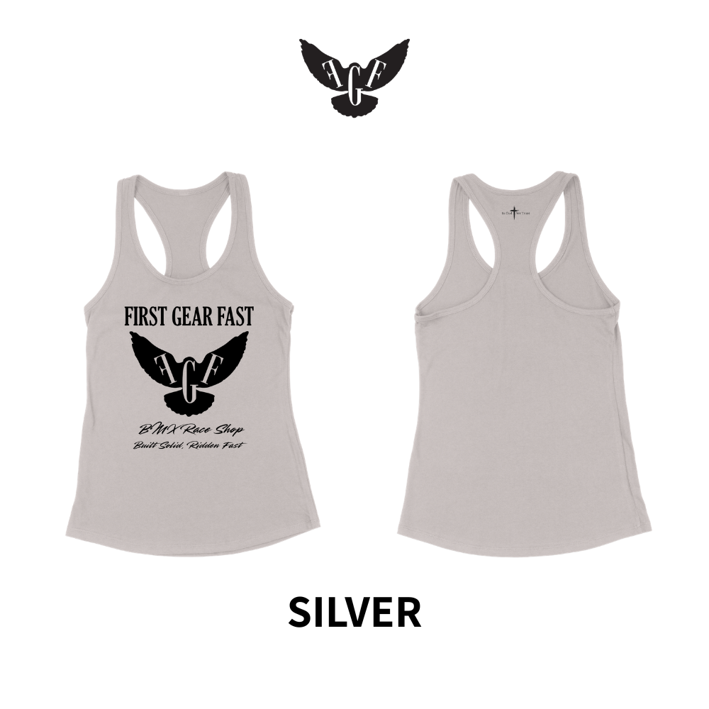 Premium Performance Racerback Tank Top – Soft Tri-Blend Athletic Women’s Tank | First Gear Fast