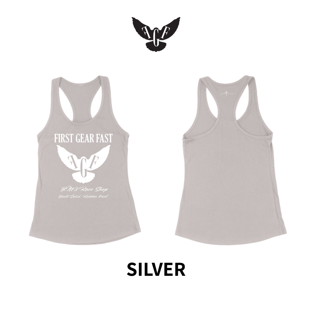 Premium Performance Racerback Tank Top – Soft Tri-Blend Athletic Women’s Tank | First Gear Fast