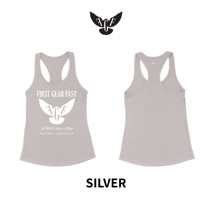 Premium Performance Racerback Tank Top – Soft Tri-Blend Athletic Women’s Tank | First Gear Fast