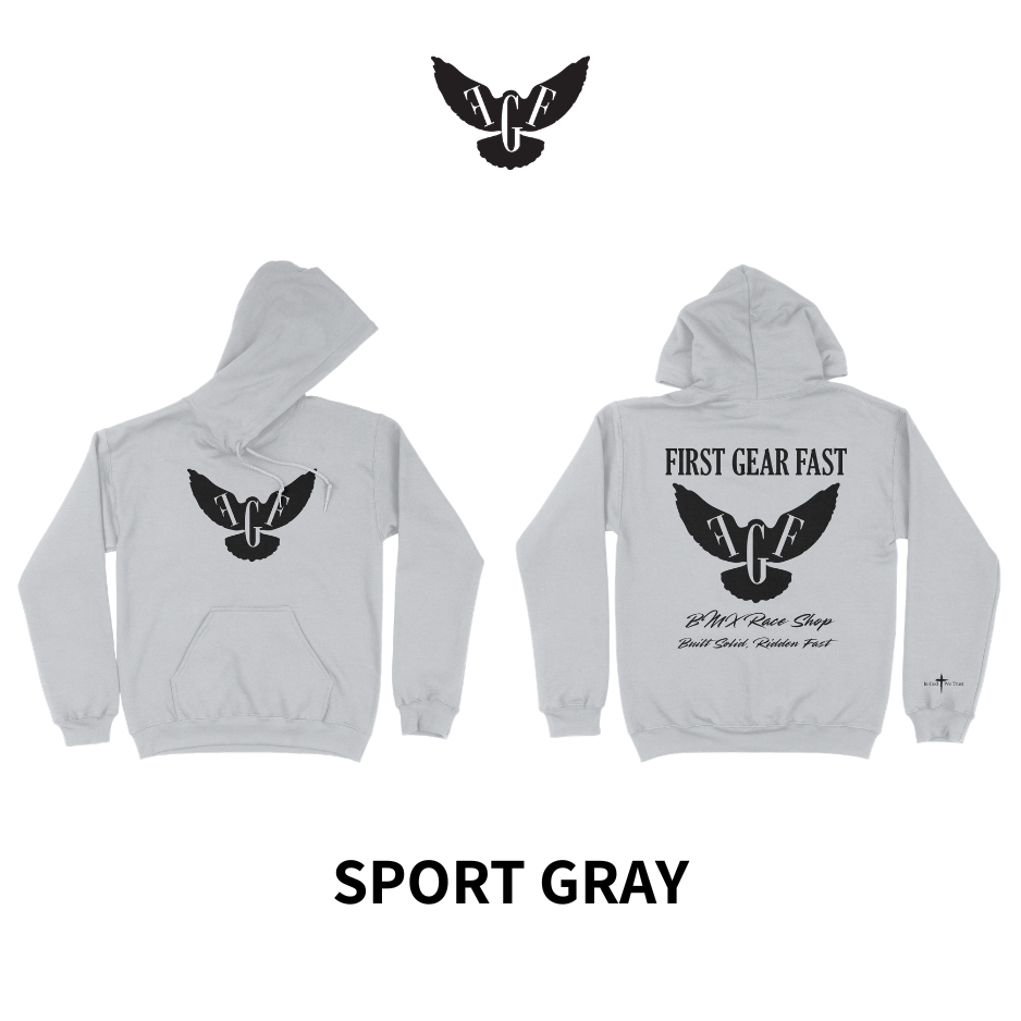 Heavyweight Hoodie – Classic Fleece Pullover Sweatshirt | First Gear Fast