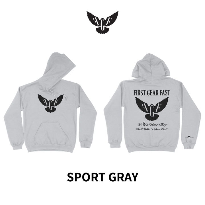 Heavyweight Hoodie – Classic Fleece Pullover Sweatshirt | First Gear Fast