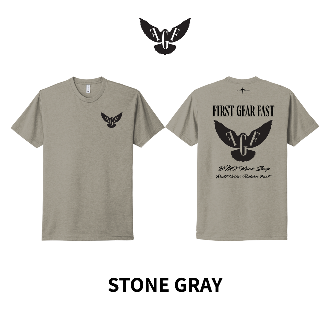 Premium BMX Racing T-Shirt – Lightweight Athletic Track Tee | First Gear Fast