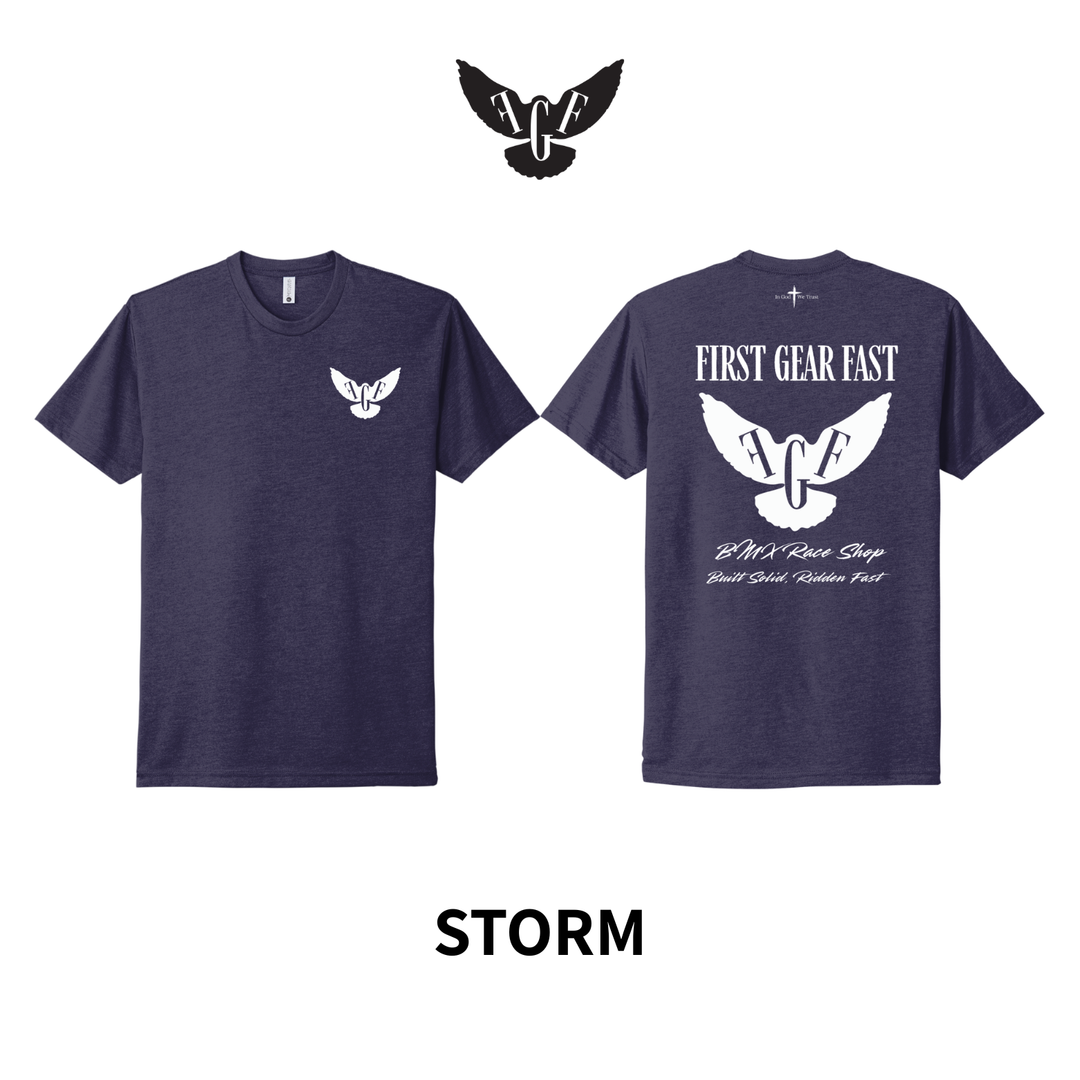 Premium BMX Racing T-Shirt – Lightweight Athletic Track Tee | First Gear Fast