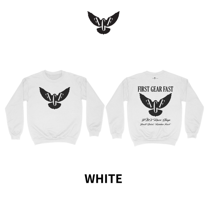 Heavyweight Crewneck Sweatshirt – Classic Fleece Pullover | First Gear Fast