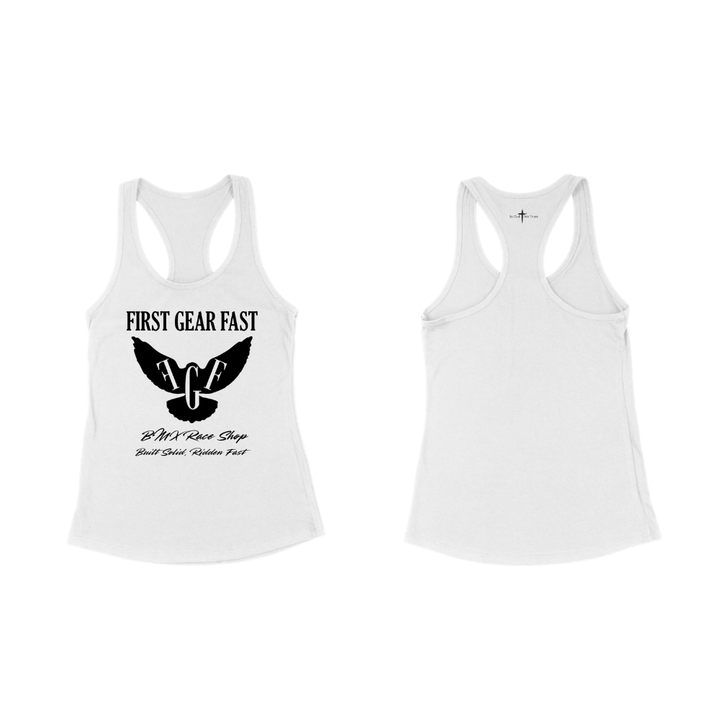 Premium Performance Racerback Tank Top – Soft Tri-Blend Athletic Women’s Tank | First Gear Fast