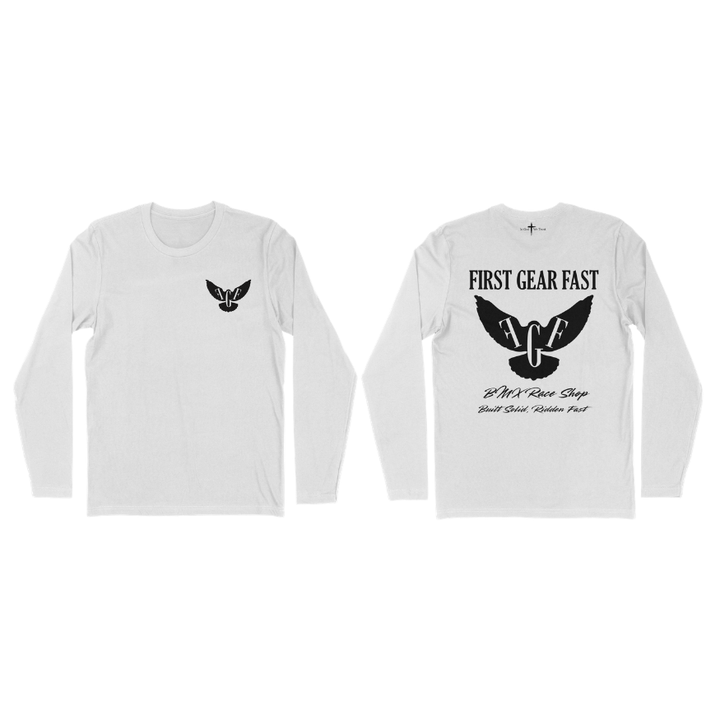 Premium Performance Long Sleeve Shirt – Lightweight Athletic Track Tee | First Gear Fast