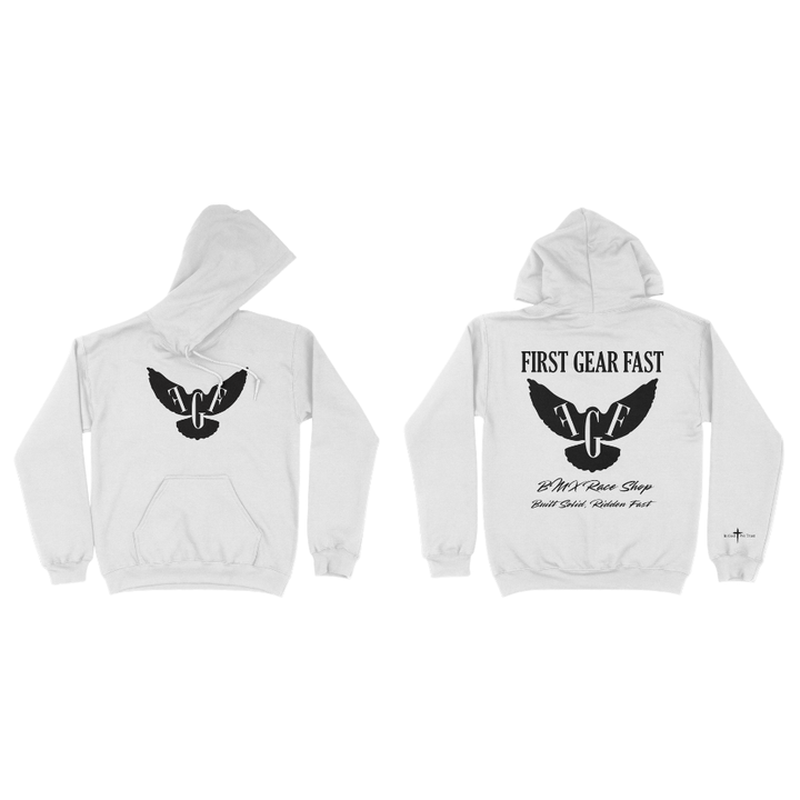 Heavyweight Hoodie – Classic Fleece Pullover Sweatshirt | First Gear Fast