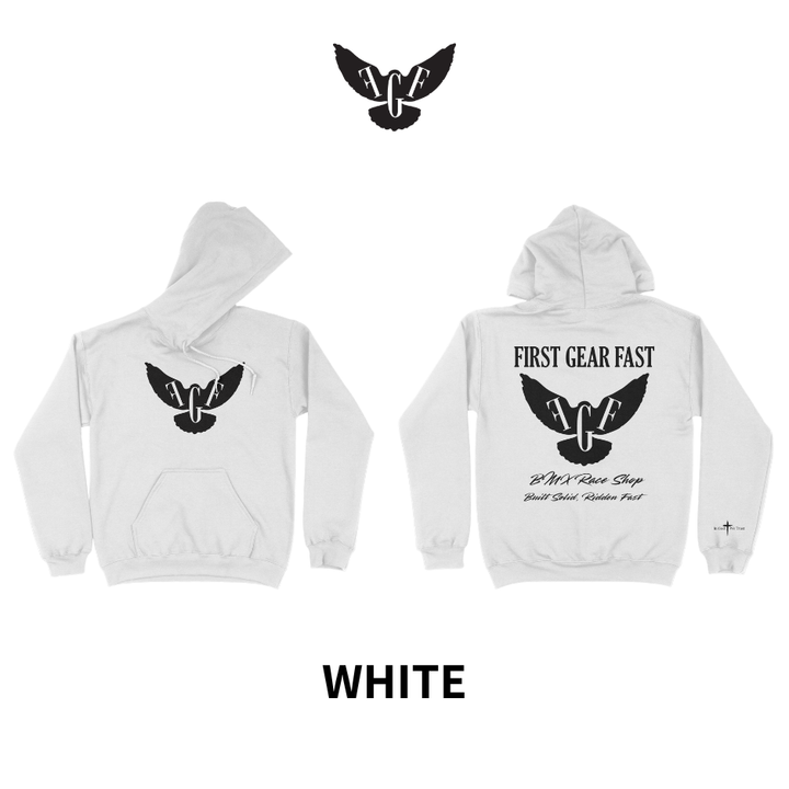 Heavyweight Hoodie – Classic Fleece Pullover Sweatshirt | First Gear Fast