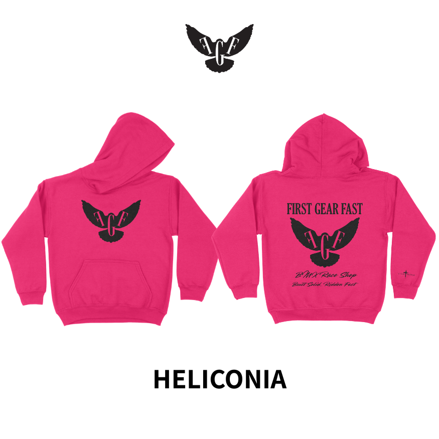 Youth Heavyweight Hoodie – Classic Fleece Pullover Sweatshirt | First Gear Fast