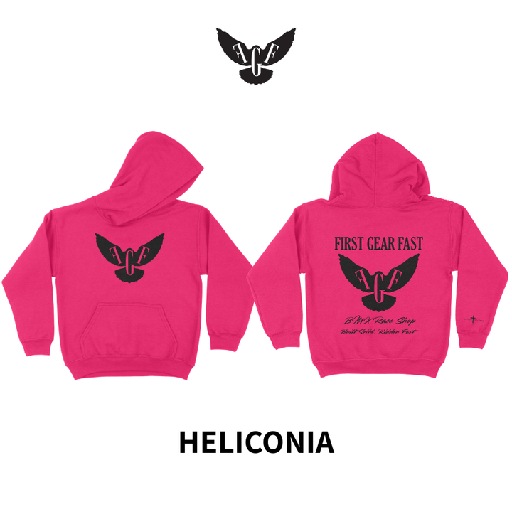 Youth Heavyweight Hoodie – Classic Fleece Pullover Sweatshirt | First Gear Fast