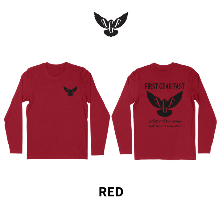 Premium Performance Long Sleeve Shirt – Lightweight Athletic Track Tee | First Gear Fast